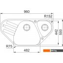 Кухонные мойки Franke Antea AZG 661-E (миндаль)