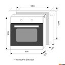 Духовые шкафы LEX EDM 6070 C BL