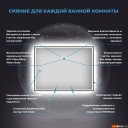 Мебель для ванных комнат Wellsee Зеркало с фронтальной LED-подсветкой 7 Rays' Spectrum 172201130, 65 х 40 см (с сенсором и регулировкой яркости освещения)