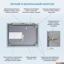 Мебель для ванных комнат Wellsee Зеркало с фронтальной LED-подсветкой 7 Rays' Spectrum 172201130, 65 х 40 см (с сенсором и регулировкой яркости освещения)