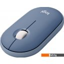 Мыши Logitech M350 Pebble (темно-синий)