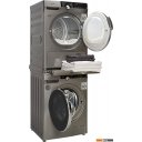 Стиральная машина Weissgauff WD 599 DC Inverter Heat Pump (серебристый)