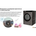 Стиральная машина Weissgauff WD 599 DC Inverter Heat Pump (серебристый)