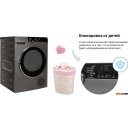 Стиральная машина Weissgauff WD 599 DC Inverter Heat Pump (серебристый)