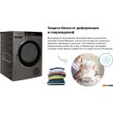 Стиральная машина Weissgauff WD 599 DC Inverter Heat Pump (серебристый)