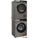 Стиральная машина Weissgauff WD 599 DC Inverter Heat Pump (серебристый)