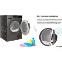 Стиральная машина Weissgauff WD 599 DC Inverter Heat Pump (серебристый)