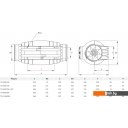 Вытяжная и приточная вентиляция Soler&Palau TD-250/100 'T' Silent 5211364500 Вытяжная и приточная вентиляция Soler&Palau TD-250/100 'T' Silent 5211364500