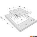 Варочные панели Krona Ardente 60 WH