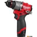 Шуруповерты, гайковерты, электроотвертки Milwaukee M12 FUEL M12FDD2-202X 4933479873 (с 2-мя АКБ 2 Ач, кейс)