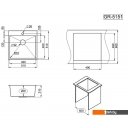 Кухонные мойки Granula GR-5151 (сатин)