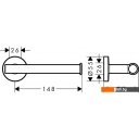 Аксессуары для ванной и туалета Hansgrohe Logis Universal 41726000