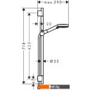 Душевые системы и гарнитуры Hansgrohe Vernis Blend 26422670 (черный матовый)