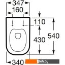 Унитазы Roca The Gap 34647L000 (без сиденья)