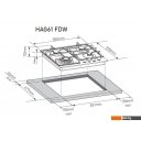 Варочные панели Zorg HAG61 FDW white