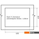 Кухонные мойки GranFest Metal нержавеющая сталь AISI 304 PVD GF-6545 Графит (с сифоном)