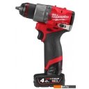 Шуруповерты, гайковерты, электроотвертки Milwaukee M12 FUEL M12FPD2-402X 4933479869 (с 2-мя АКБ 4 Ач, кейс)