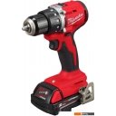 Шуруповерты, гайковерты, электроотвертки Milwaukee M18 M18BLDDRC-202C 4933492833 (с 2-мя АКБ 2 Ач, кейс)