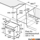 Духовые шкафы Bosch Serie 8 HBG7341B1