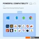 Графические планшеты Parblo Ninos N10B (голубой)