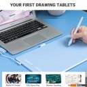 Графические планшеты Parblo Ninos N10B (голубой)