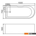 Ванны Grossman GR-2201L 150x75