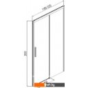 Душевые кабины Aquanet Pleasure AE60-F-80H200U-BT + AE60-N-120H200U-BT 80x120