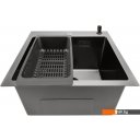 Кухонные мойки Stellar E4444NB (нано черный) Кухонные мойки Stellar E4444NB (нано черный)