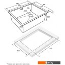 Кухонные мойки Paulmark NEXT-SKEW 54 UNI PM885444-BG