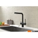 Смесители Paulmark Serpentine Se213222-418 (черный/черный металлик) Смесители Paulmark Serpentine Se213222-418 (черный/черный металлик)