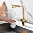 Смесители Paulmark Serpentine SE213222-G (золото)