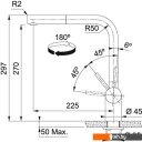 Смесители Franke Atlas Neo Pull Out (черный)