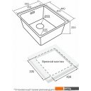 Кухонные мойки Paulmark Yuni 39 Uni YU39-BS