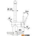 Смесители Franke Atlas Neo поворотный излив (нержавеющая сталь) 115.0521.435