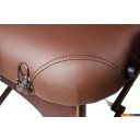 Массажеры и массажные кресла Atlas Sport 70 см XXL PRO с валиком складной 3-с деревянный (коричневый)