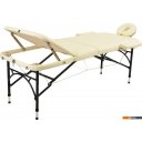 Массажеры и массажные кресла Atlas Sport складной Strong 70 см 3-с алюминиевый (бежевый)