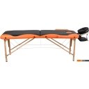 Массажеры и массажные кресла Atlas Sport складной 2-с 60 см деревянный (черно-оранжевый)