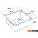 Кухонные мойки Paulmark Lassan PM304444-BS