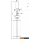 Принадлежности для мытья, сушки, хранения посуды Paulmark Decus D004-SBG (светлое брашированное золото)