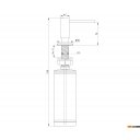 Принадлежности для мытья, сушки, хранения посуды Paulmark Decus D004-GB (глянцевый черный)