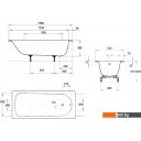 Ванны Kaldewei Eurowa 150x70 (с ножками)