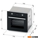 Духовые шкафы Evelux EO 640 PB