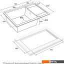 Кухонные мойки Paulmark Flugen 60 PM317850-AN