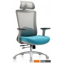Офисные кресла и стулья Evolution ERGO Prime Sky Blue (серый/бирюзовый)