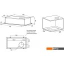 Вытяжки Krona Selina 600 PB (нержавеющая сталь)