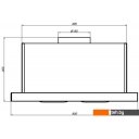 Вытяжки Elikor Интегра Glass 60П-650-В2Л (черный/стекло черное)