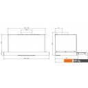 Вытяжки Elikor Slide 60П-1000 229461 (белый/стекло белое)