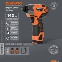 Шуруповерты, гайковерты, электроотвертки Daewoo Power DAX 2016Li Set (с 2-мя АКБ, сумка)