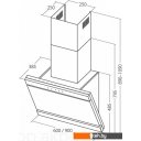 Вытяжки Akpo Kastos II 60 WK-9 (черный/нержавеющая сталь)
