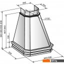 Вытяжки Elikor Пергола 60П-650-П3Л (бежевый/дуб коричневый)